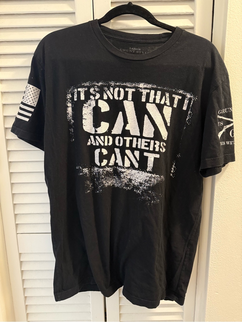 Grunt Style Men’s Black GraphicT‑Shirt
